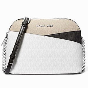 Michael Kors Jet Set Travel Crossbody Bag | Colorblock Signature Logo | NWT